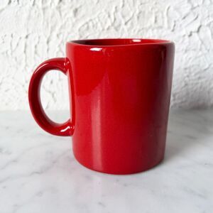 Waechtersbach Red Mug Spain Vintage Solid Cherry Red Christmas Coffee Cup